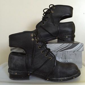 Jeffrey Campbell Rosie Cutout Combat Boot